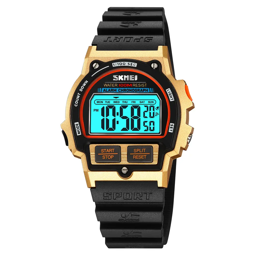 Наручний годинник 2263BKGD Black-Gold Skmei acs0030095 - фото 2