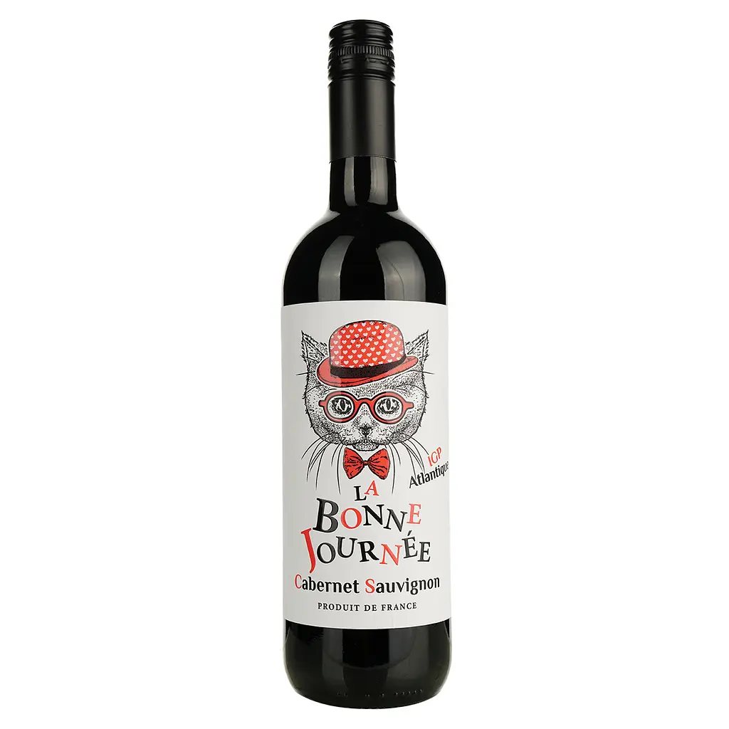 Вино La Bonne Journee Cabernet Sauvignon IGP Atlantique сухое красное 0.75 л - фото 2
