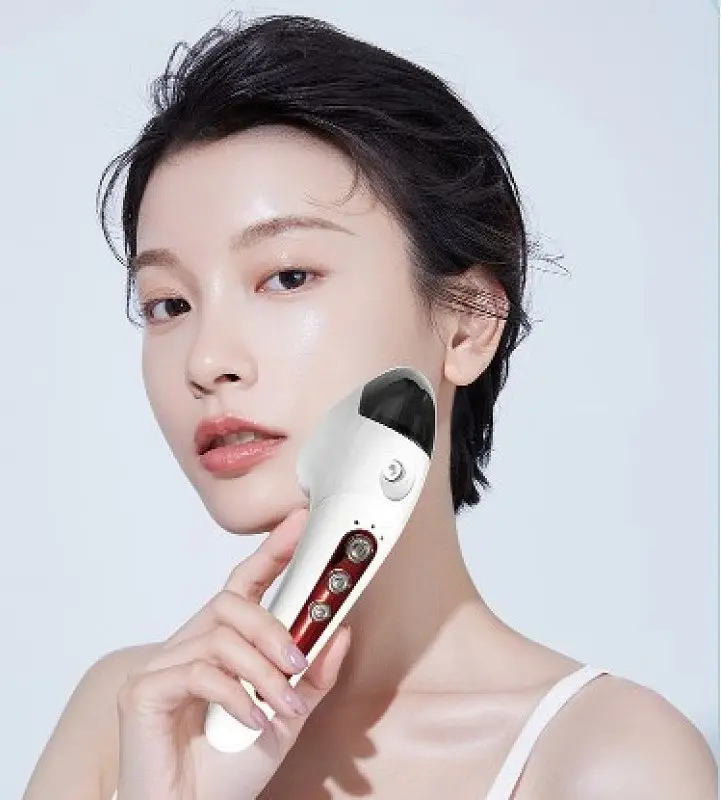 Масажер - зволожувач для обличчя SKIN IRONING XL-2308 з мікрострумами - фото 2
