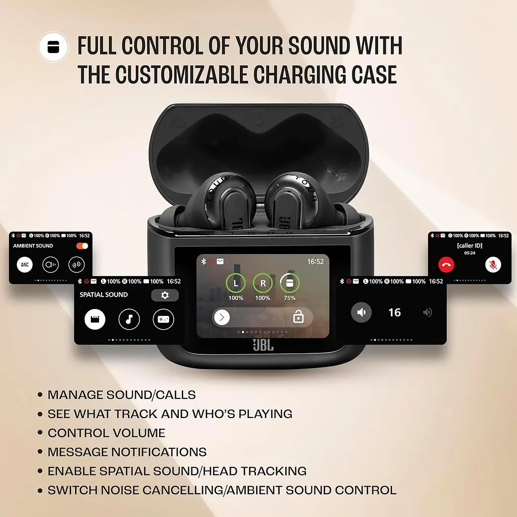 Навушники JBL Tour Pro 3 Latte ANC - фото 8