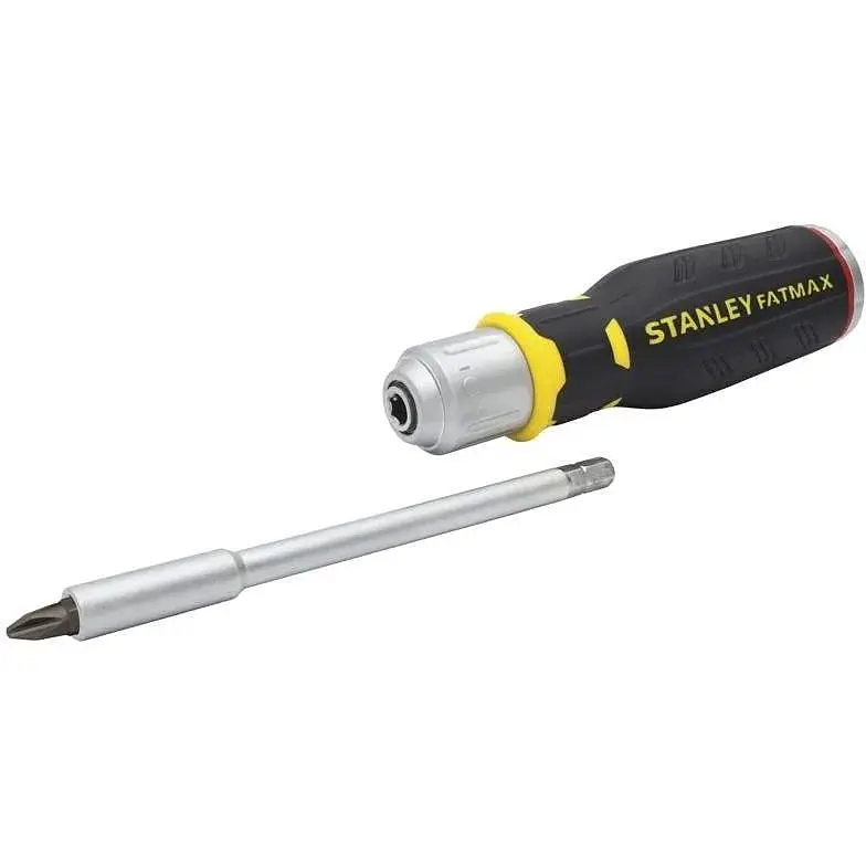 Отвертка реверсивная Stanley FatMax Multibit с трещоткой насадки 12 шт. (FMHT0-62690) - фото 2