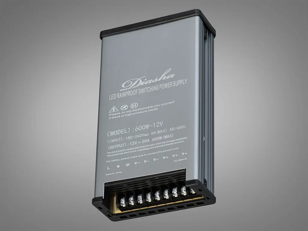 Блок питания 12В, с защитой от дождя, 600Вт, 50А - фото 2