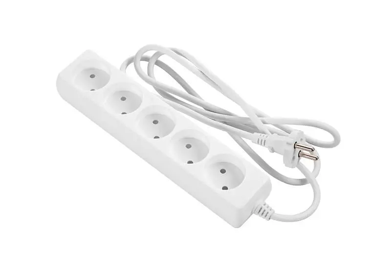 Сетевой удлинитель 2E 5XCEE7/17, 2G*1.0мм, 1.5м, white (2E-U0510M1.5) - фото 5