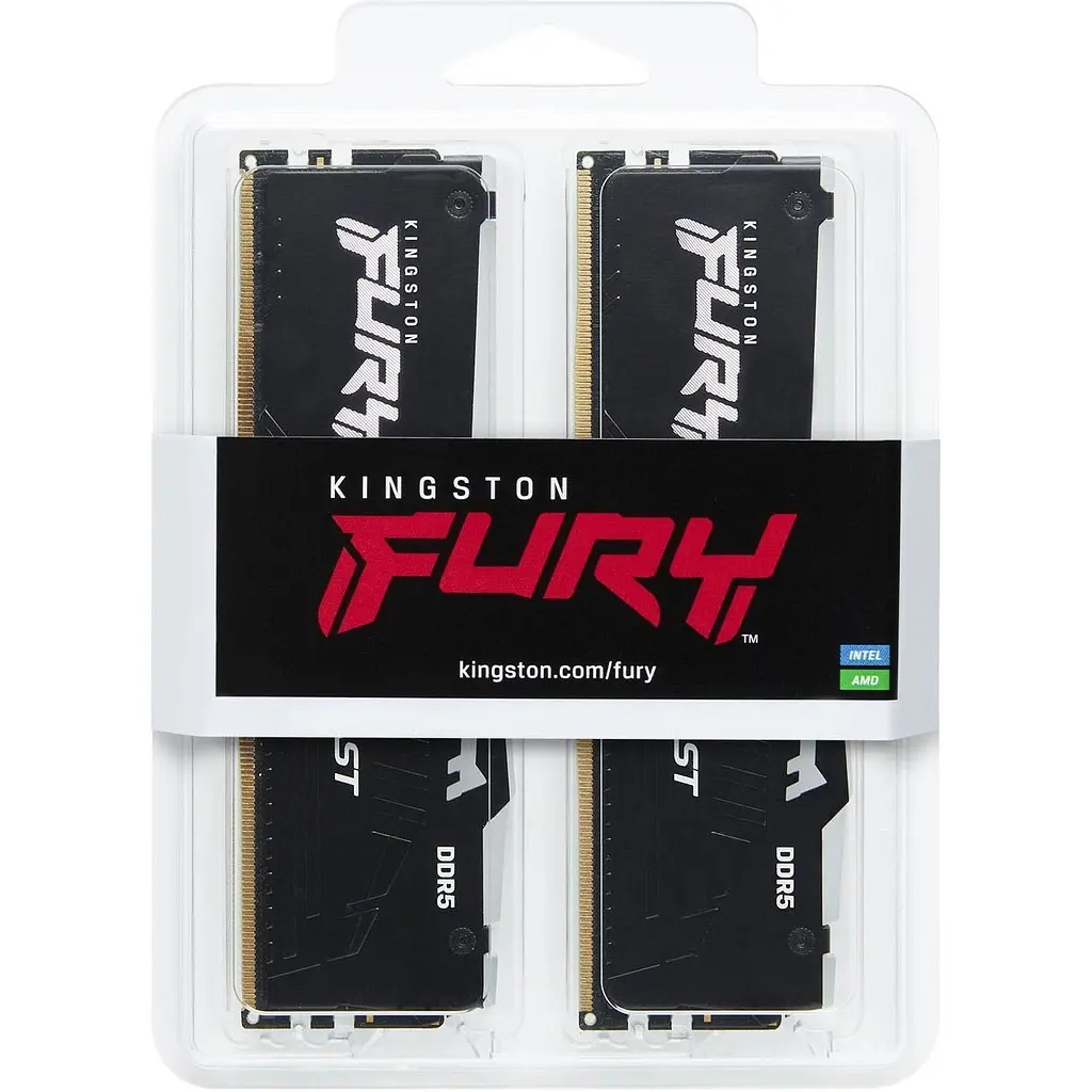 Модуль пам'яті DDR5 Kingston FURY Beast RGB 2x16GB 6000MHz Black (KF560C30BBEAK2-32) [154337] - фото 7