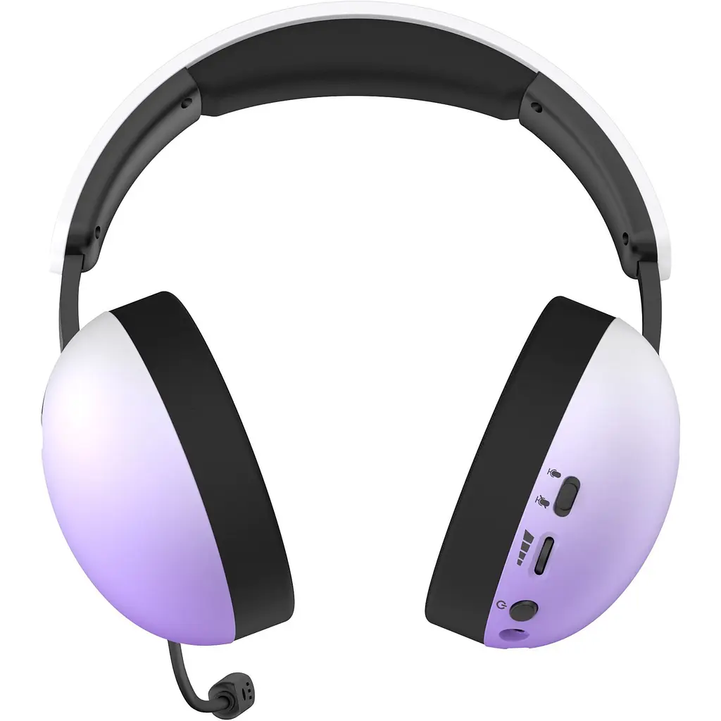 Игровые наушники Hator Hellyberry HH30 Pro Wireless White-Violet (HH30_PRO_wireless_WV) [162984] - фото 6