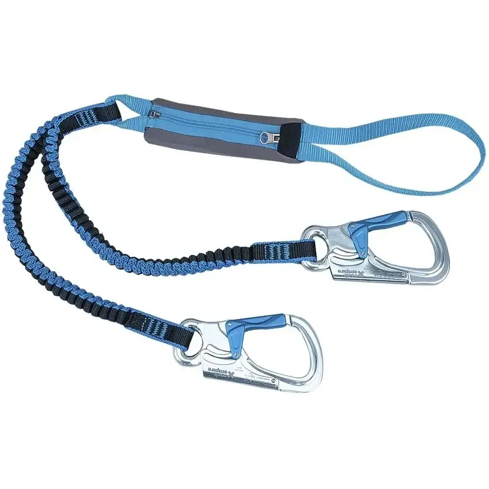 Амортизатор рывка Rock Empire Ferrata Dyna Go Black/Blue (1053-CTD003.000+0000S0004) - фото 2