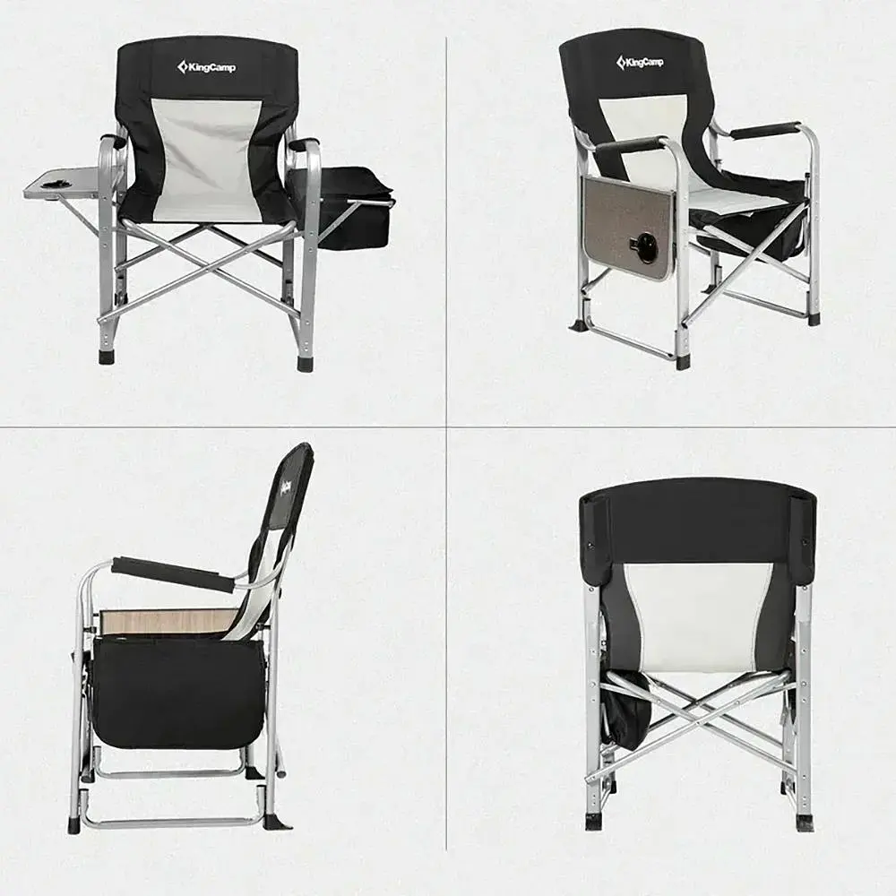 Складаний стілець KingCamp Director Chair Black/Medium Grey [2248.65.52] [146481] - фото 11