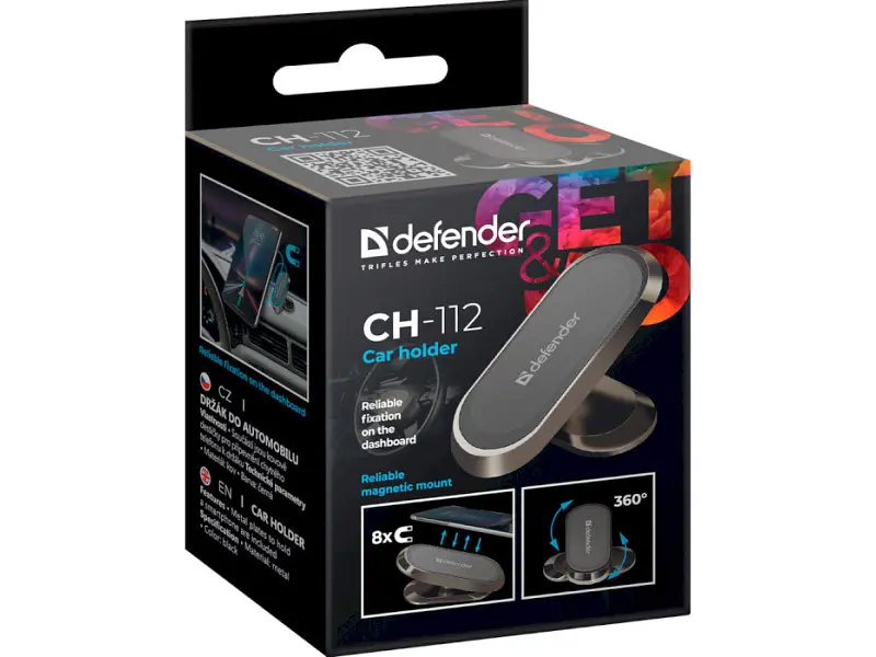 Автомобільний тримач для смартфона Defender CH-112 Black (29112) - фото 12