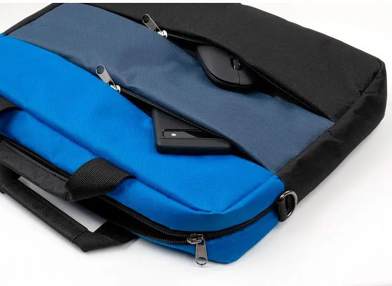 Сумка для ноутбука Vinga NB112 15.6` Black/Blue (NB112BB) [80234] - фото 5