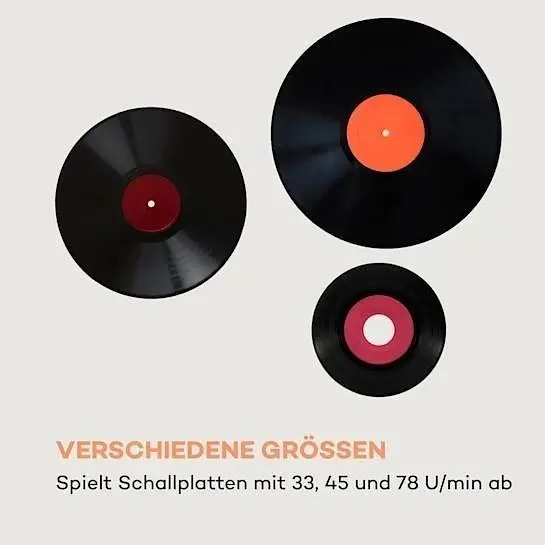 Проигрыватель винила Auna Jerry Lee BT (10032869) - фото 6