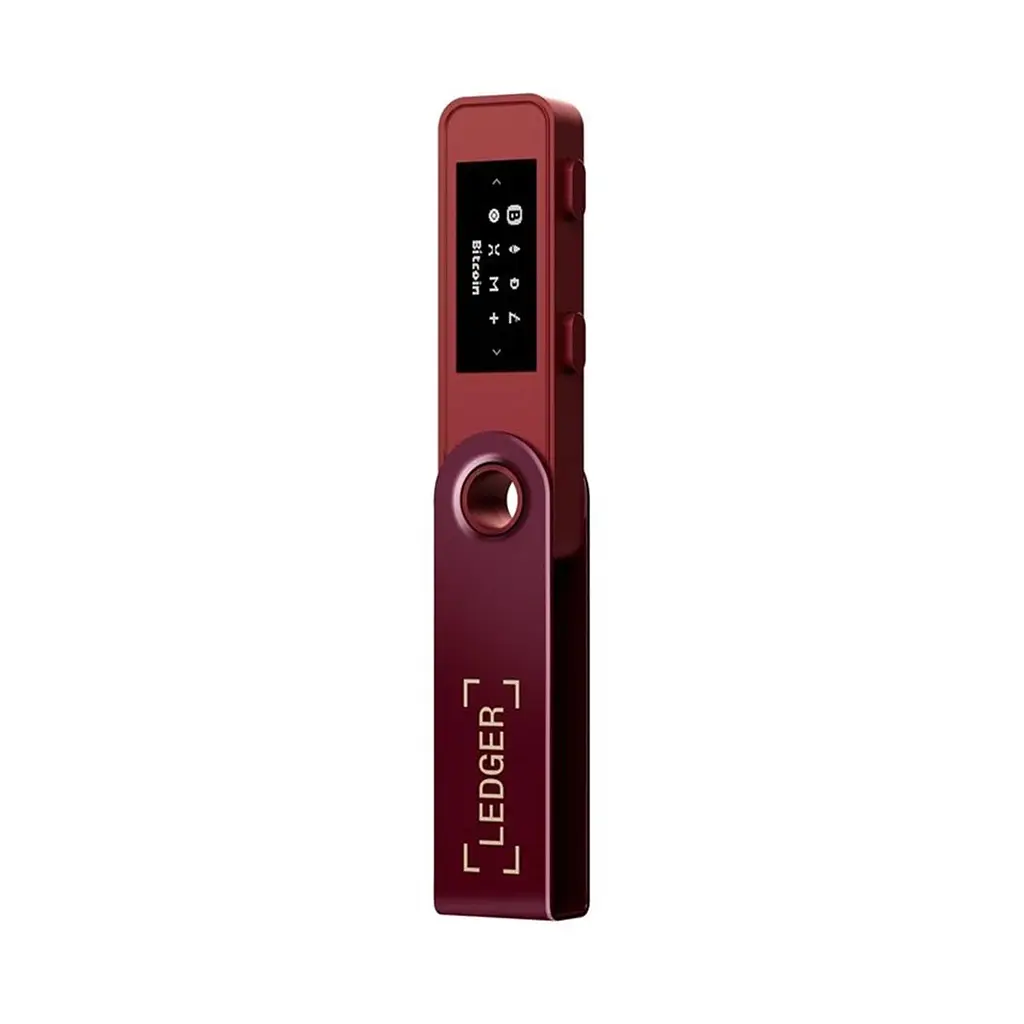 Криптогаманець Ledger Nano S Plus Crimson Magenta, апаратний криптовалютний гаманець з холодним зберіганням, USB-підключенням, мультивалютною підтримкою, безпекою CC EAL6+, формат флешки - фото 3