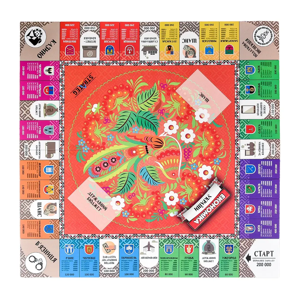 Настольная игра Strateg Экономика Украины (31029) - фото 3