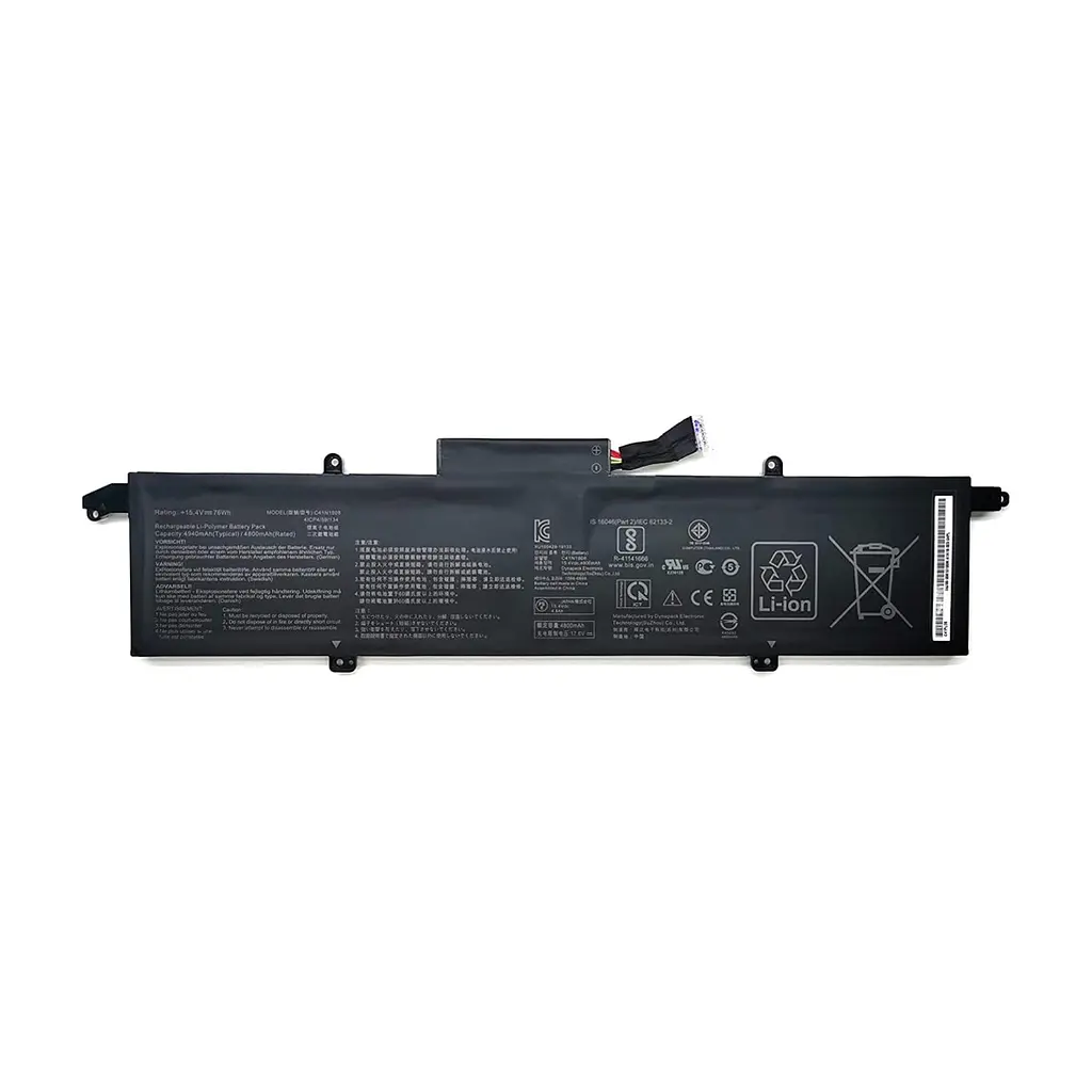 Акумулятор до ноутбука Asus ROG GA401 C41N1908, 4940mAh (76Wh), 4cell, 15.4V, Li-Pol AlSoft (A47927)