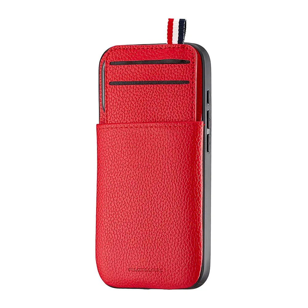 Чохол Jinduka Leather Pocket iPhone 15 Pro Red - фото 4