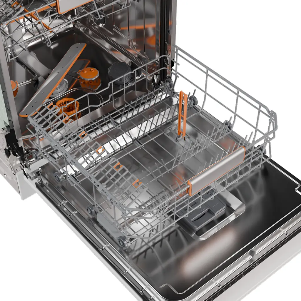 Посудомийна машина Gorenje вбудовувана, 16 комплектів A+++, 60 см, інвертор, Wi-Fi, AquaStop, білий - фото 7