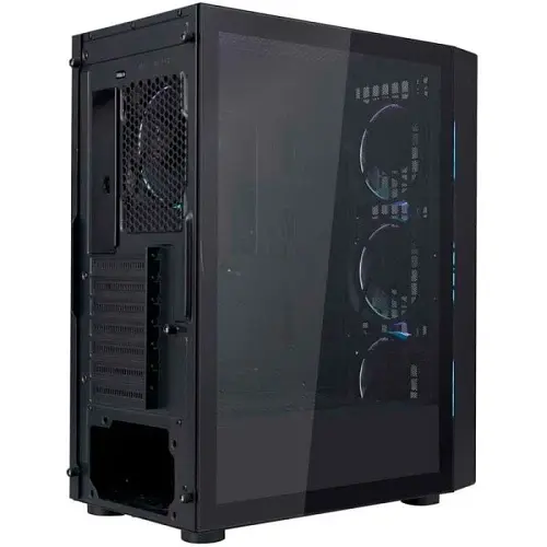 Корпус 1stPlayer Go6-BK-4FS7, Black, без БЖ, Midi Tower, ATX / Micro ATX / Mini ITX, 1xUSB 3.0 / 2xUSB 2.0, макс. CPU - 165 мм / VGA - 320 мм, 4x120 мм RGB, бічна панель із загартованого скла - фото 6