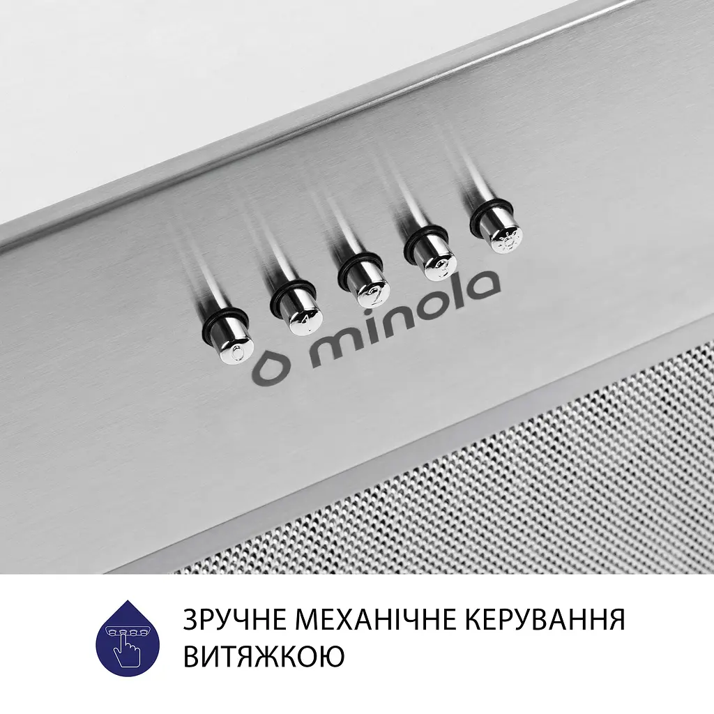 Витяжка повновбудована MINOLA HBI 5627 I 1000 LED - фото 6