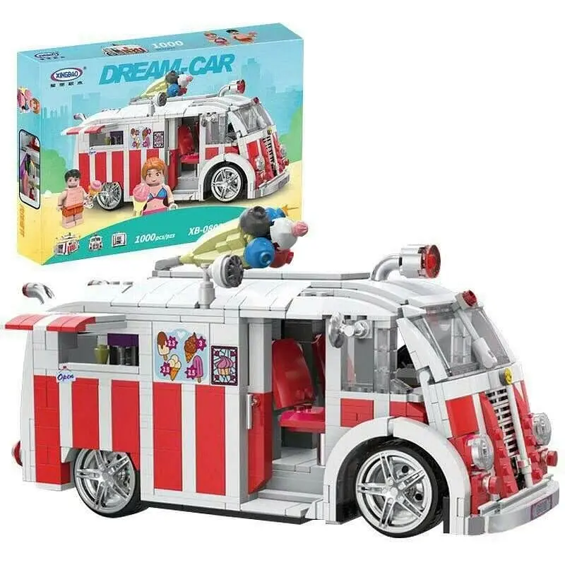 Конструктор XINGBAO XB-08004 MOC Фургон із морозивом, 1000 елемента - фото 2
