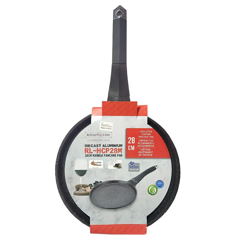 Сковорода для блинов блинная сковорода Royalty Line RL-HCP28M 28 см - фото 8