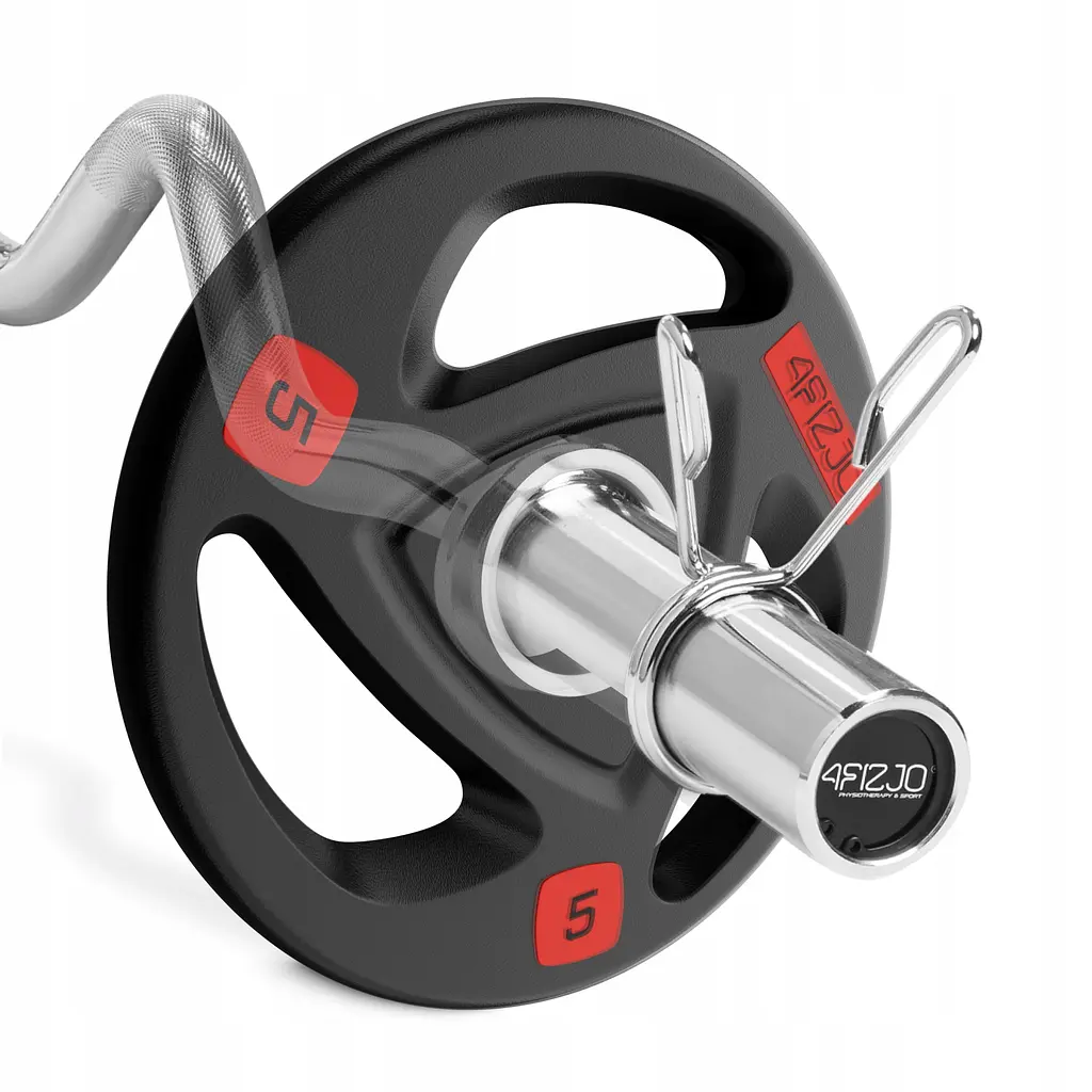 Гриф для штанги олімпійський Z-подібний 4FIZJO 120 см 50 мм (P-5905973401210) - фото 5