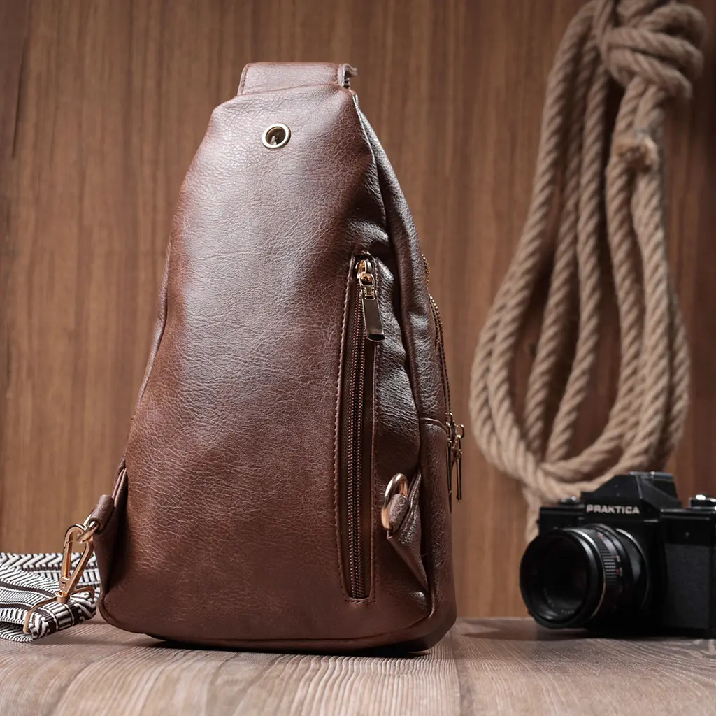 Жіноча сумка Vintage з одним ременем через плече з екошкіри 17.5х29х8 см sum0026950 - фото 10