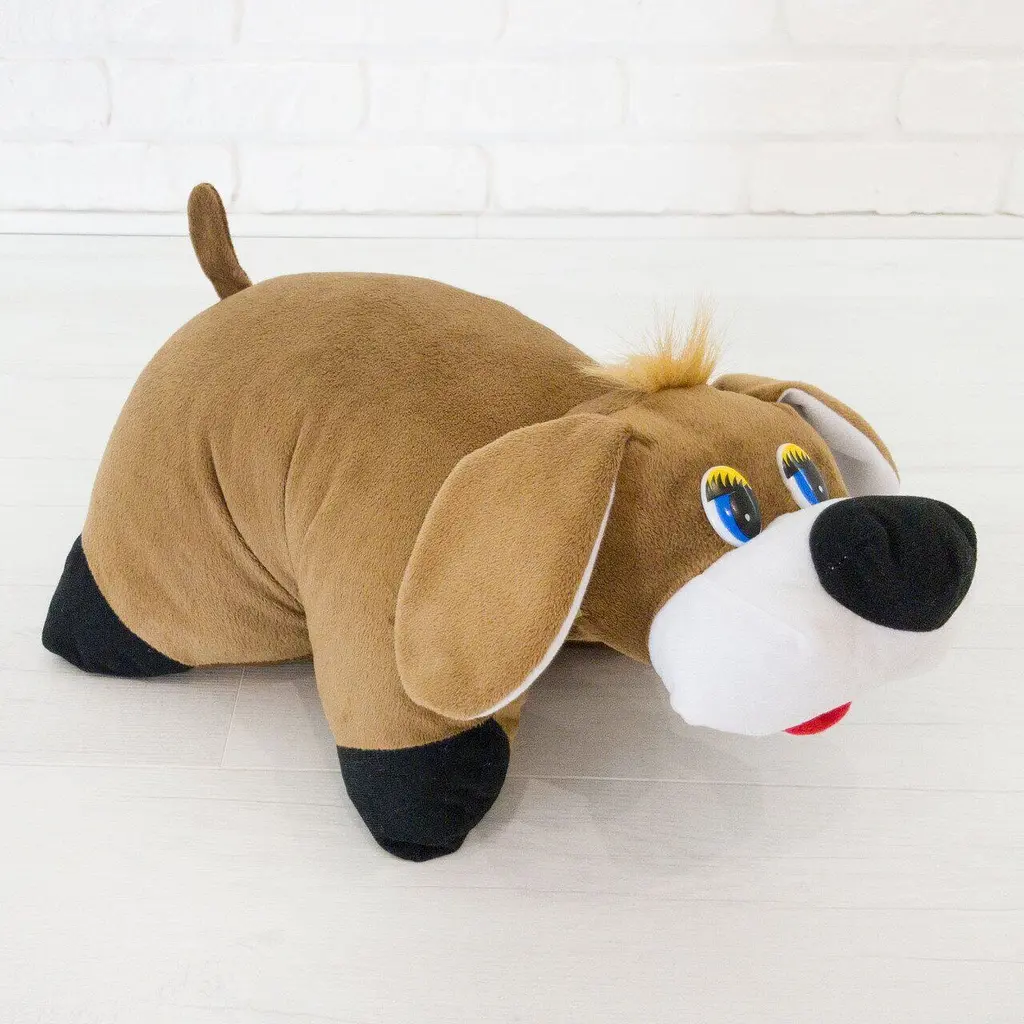 Подушка-трансформер собачка 37см - фото 3