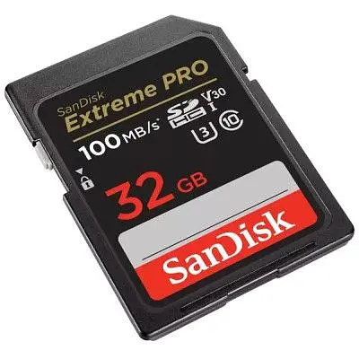 Карта памяти SanDisk 32GB SD class 10 UHS-I U3 V30 Extreme PRO (SDSDXXO-032G-GN4IN) - фото 3