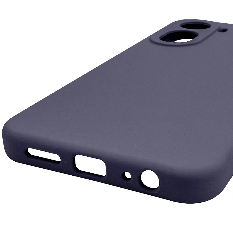 Чохол Silicone Cover Lakshmi Full Camera (AAA) для Xiaomi Redmi A7 Pro 4G / Poco C81 Темно-синій / Midnight blue - фото 5