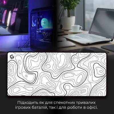 Коврик для мышки GamePro Speed/Control White (MP275AW) - фото 7