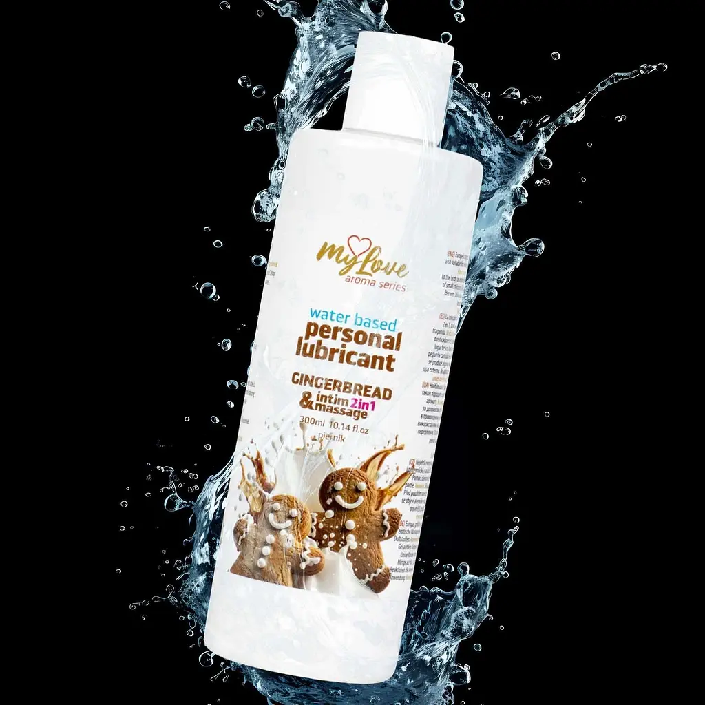 Лубрикант MyLove Aroma Series IntimMassage 2in1 Gingerbread, 300 мл - фото 3
