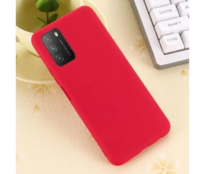 Силиконовая накладка Silicone Case для Xiaomi Poco M3 [Red] HC [55979] - фото 3