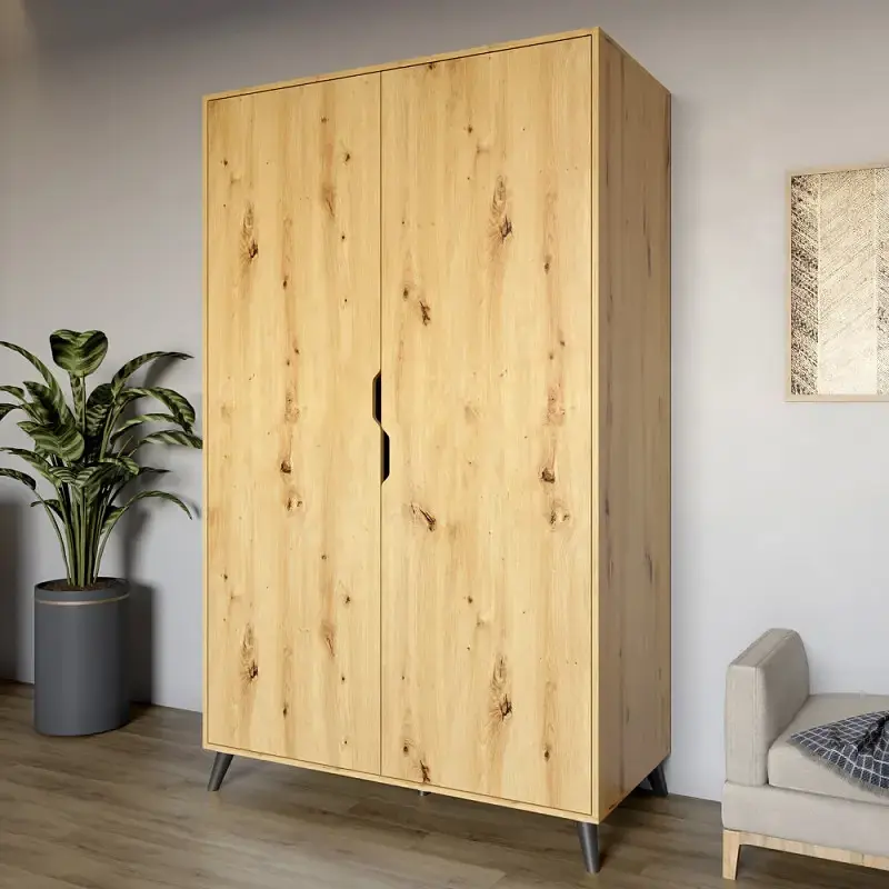 Комплект меблів для вітальні М-ЗОН Борн Дуб Артизан 5 предметів з чорними ніжками (MZN-031072) - фото 12