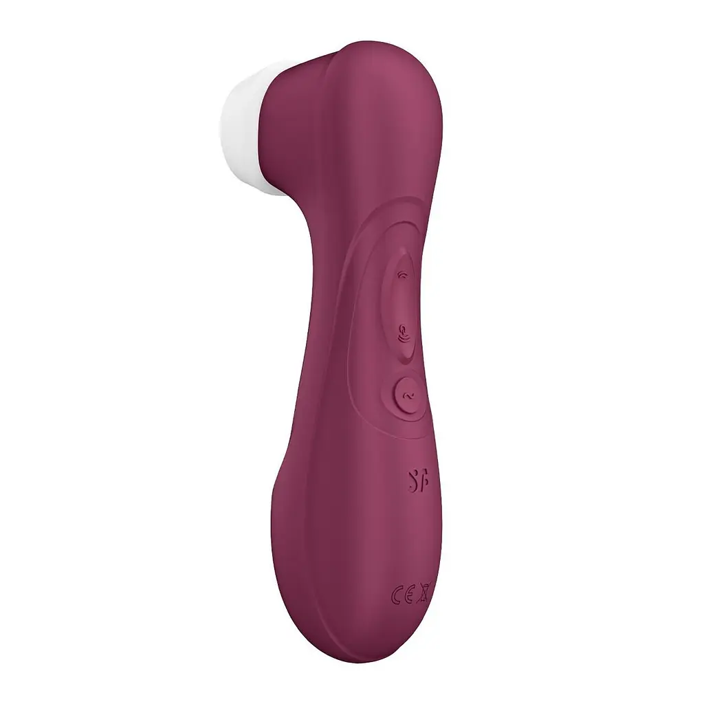 Вакуумний кліторальний стимулятор Satisfyer Pro 2 Generation 3 with Liquid Air (Bluetooth) бордовий – новий рівень задоволення - фото 6