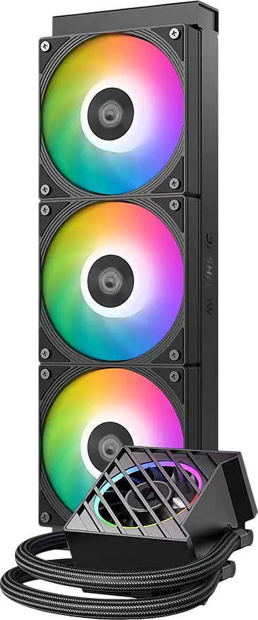 Водяне охолодження ID-Cooling Dashflow 360 XT Pro ARGB Black - фото 2