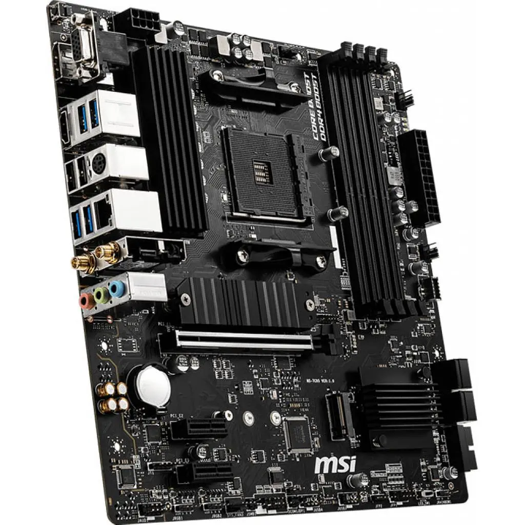 Материнська плата MSI B550M PRO-VDH WIFI (B550M PRO-VDH WIFI) (Socket AM4, AMD B550, Micro-ATX) - фото 3