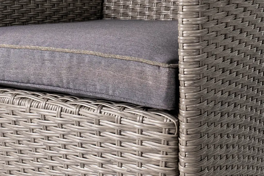 Садові меблі Di Volio Verona 6+1 Сірий сірий - фото 3