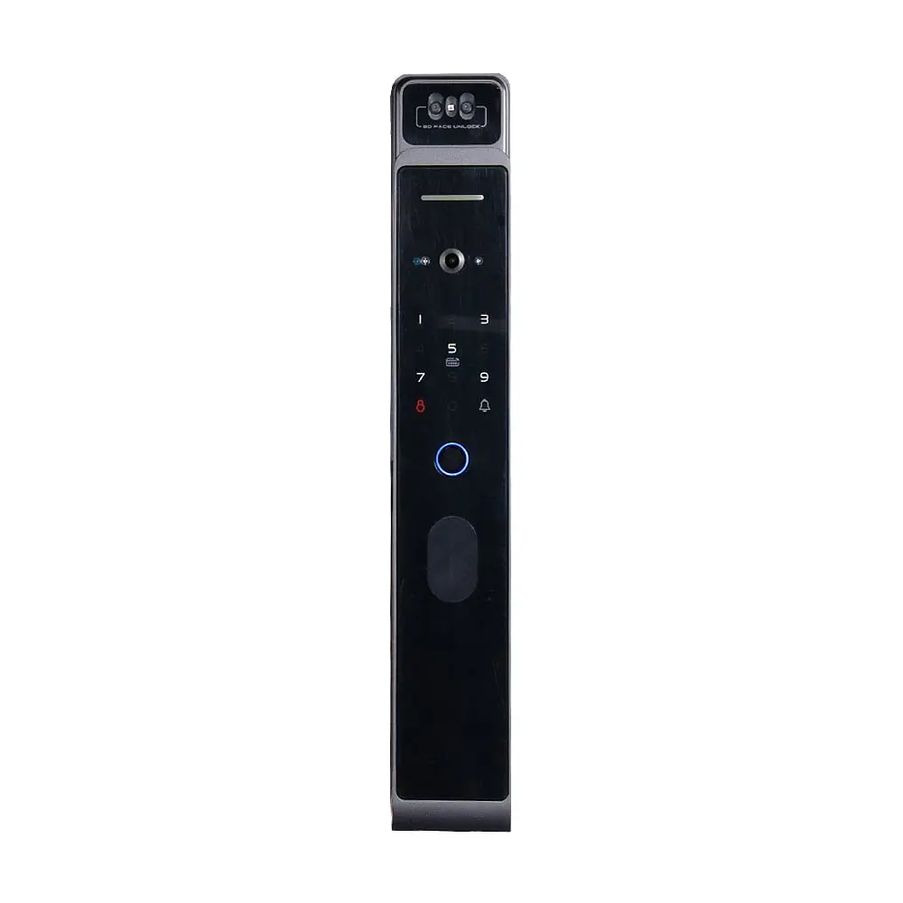 Замок біометричний автономний Trinix TRL-8802BTV Black з WiFi, розпізнаванням облич, зчитувачем відбитків пальців і карт Mifare (65-00075) - фото 2