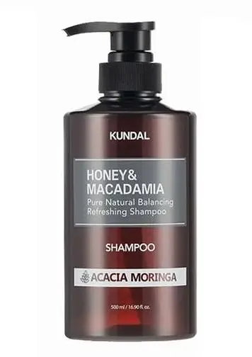 Шампунь відновлюючий "Акація моринга" 500 мл Kundal Honey & Macadamia Shampoo Acacia Moringa