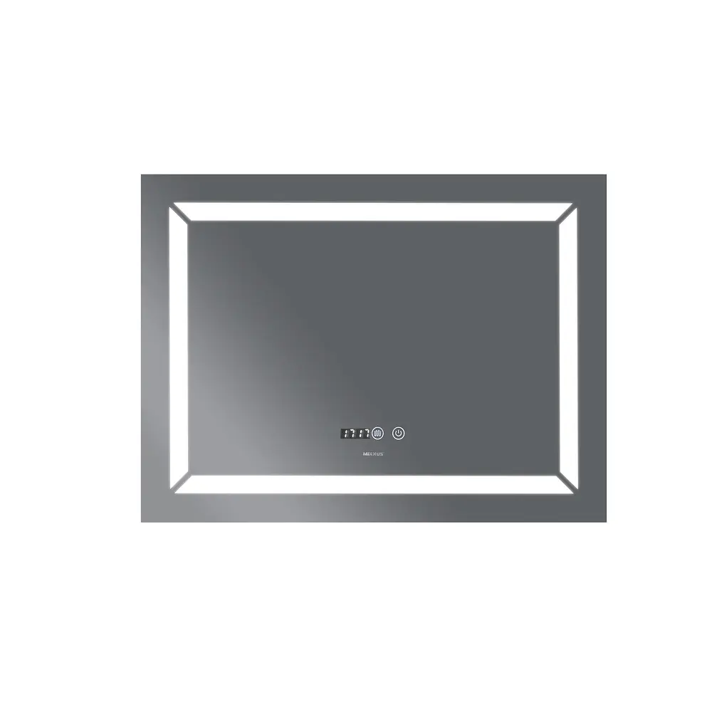 Дзеркало Mixxus Light MR01-80x60 (годинник, LED-підсвічування, антизапотівання) MI5998 - фото 6