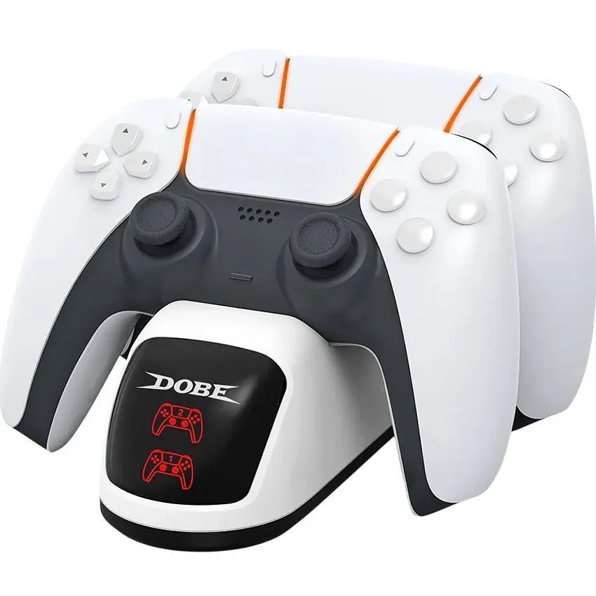 Зарядна станція Dobe Dual TP5-0515X для PS5 DualSense White [165291] - фото 3