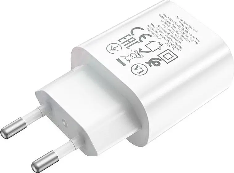 Мережевий зарядний пристрій Hoco N22 PD 25w White (760067) [81007] - фото 5