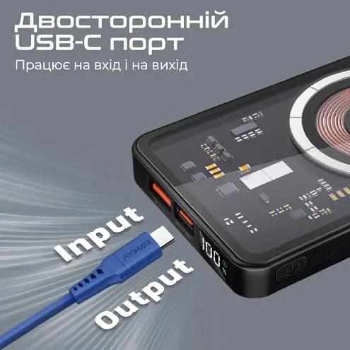 Повербанк Promate TransPack-5 5000 mAh Black (transpack-5.black) - фото 9