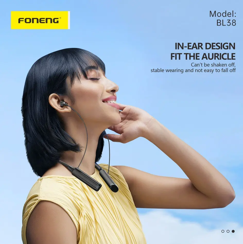Bluetooth-гарнітура Foneng Neckband Sport (BL38) - фото 8