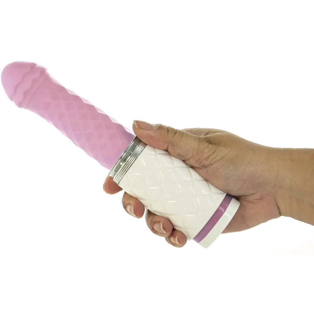 Розкішний вібратор-пульсатор із присоскою Pillow Talk - Feisty Thrusting Vibrator Pink Pillow Talk SO4534 90849 - фото 3