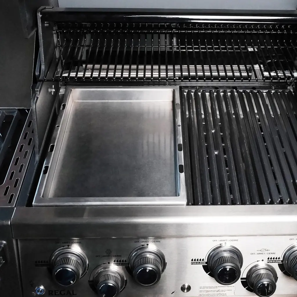 Вок-противень для гриля Santos вставка для грилів Broil King Regal / Imperial & Weber Genesis ll / E-418 нержавіючий (896538) - фото 5