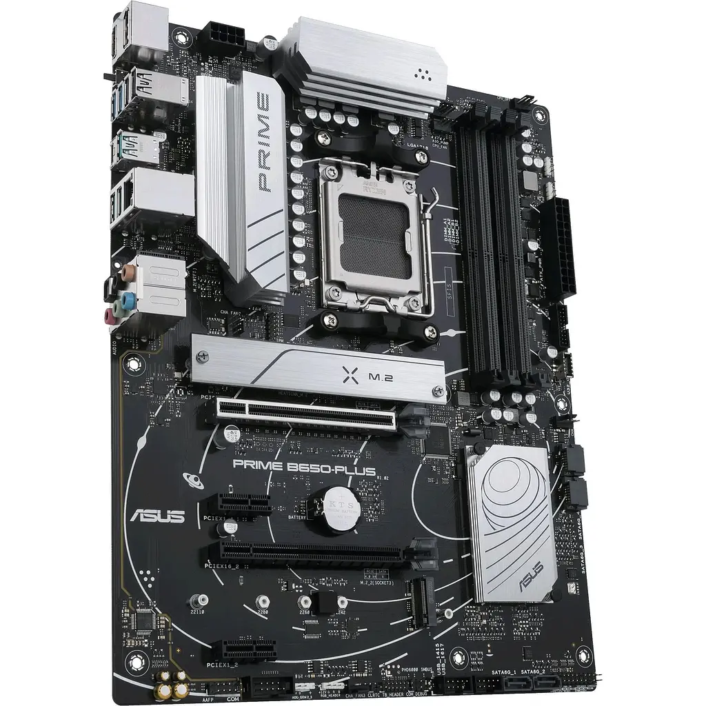 Материнская плата Asus Prime B650-PLUS sAM5 B650 4xDDR5 M.2 HDMI DP ATX - фото 3