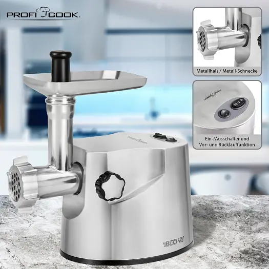 Електром'ясорубка Profi Cook PC-FW 1172 - фото 7