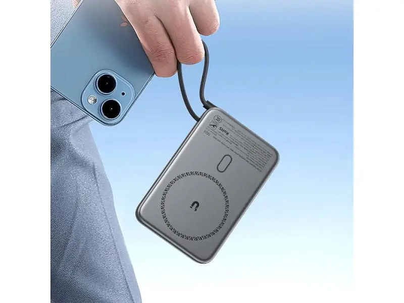 Зовнішній акумулятор (Power Bank) Acefast M24-10000 10000mAh Metal Gray - фото 6