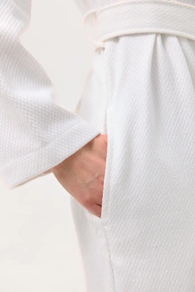 Халат-кимоно Lotus Home - Samma белый S/M - фото 5