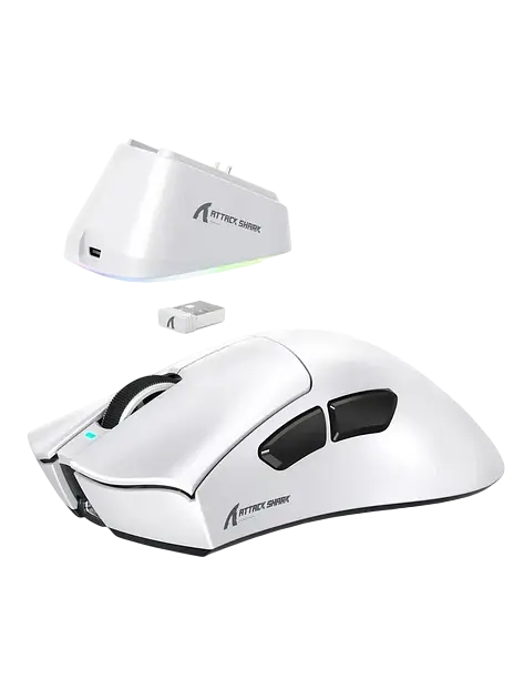Миша бездротова Attack Shark V3PRO White (AS-V3PRO-WH) - фото 2